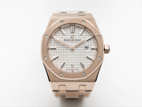 Royal Oak Ladies 67650OR RG/RG Wht/Stk ZF Sw Qtz