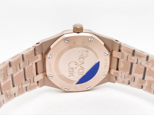 Royal Oak Ladies 67650OR RG/RG RG/Stk ZF Sw Qtz