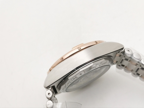 Chronomat B01 V2 RG/SS Brown/Blk/Stk TF Asia 7750