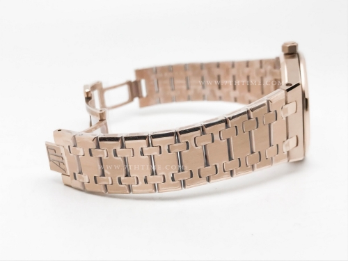 Royal Oak Ladies 67650OR RG/RG Brn/Stk ZF Sw Qtz