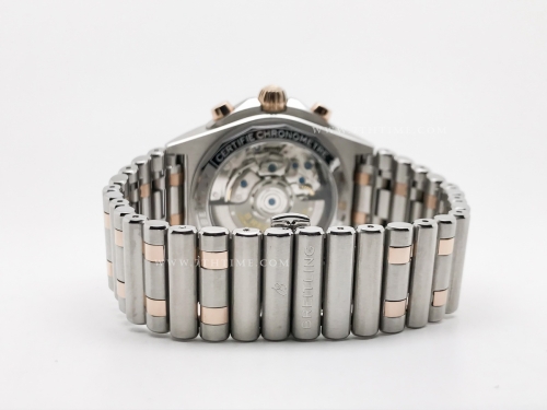 Chronomat B01 V2 RG/SS Blue/Stk TF Asia 7750