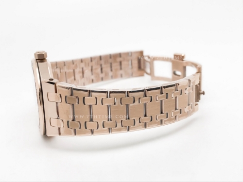 Royal Oak Ladies 67651OR Dia RG/RG Wht/Stk ZF Sw Qtz