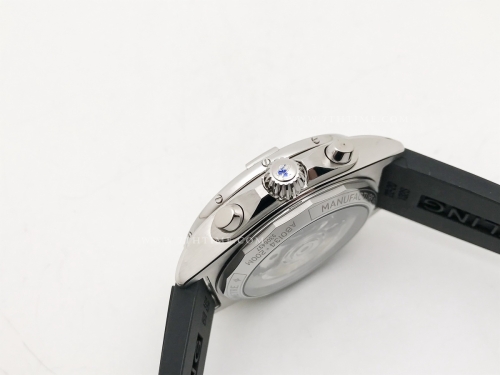 Chronomat B01 V2 SS/RU Blk/Silv/Stk TF Asia 7750