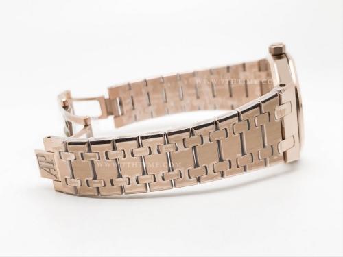 Royal Oak Ladies 67651OR Dia RG/RG Wht/Stk ZF Sw Qtz