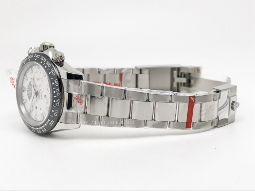 Daytona 126509 CER SS/SS Wht/Stk GDF A3836