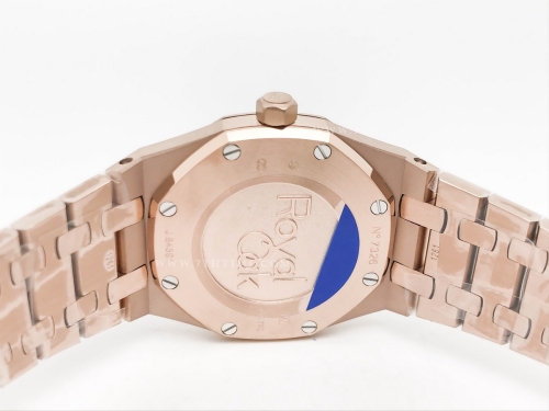 Royal Oak Ladies 67651OR Dia RG/RG Brn/Stk ZF Sw Qtz