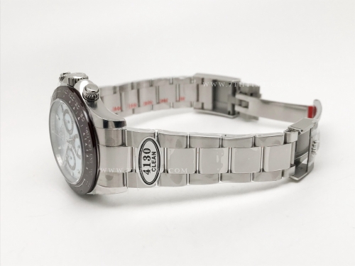 Daytona 116506 904L Brn CER/SS I-Blu/Stk Clean A4130