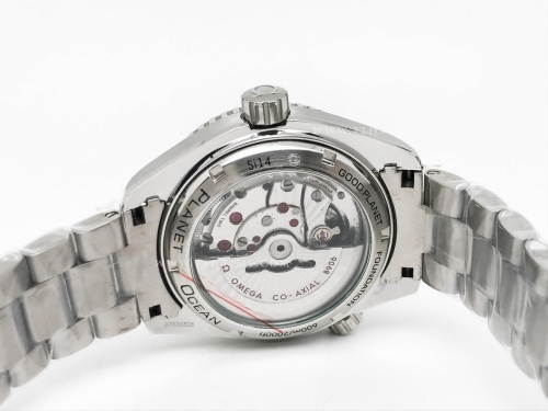 Planet Ocean 600M GMT Blk SS/SS Black BLS A8906