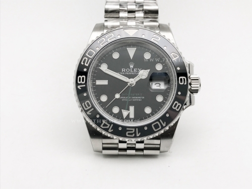 GMT II 126710GRNR Jub 904L SS/SS Blk ARF SH3285 CH