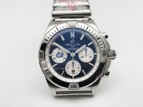 Chronomat B01 Scotland SS/SS Blue/Stk BLS Asia 7750