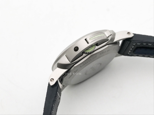 PAM1117 Lum. Marina Auto 44mm TI/NY Blue TTF P9010