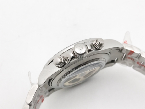 Daytona 126500 CER SS/S Wht/Stk GDF A3836