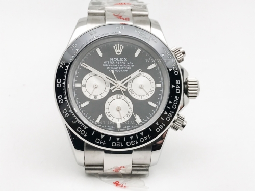 Daytona 126500 CER SS/S Blk/Wht/Stk GDF A3836