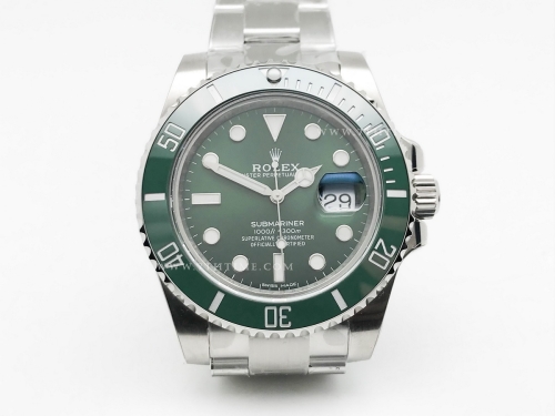 Submariner 116610LV SS/SS Green BPF VR3135