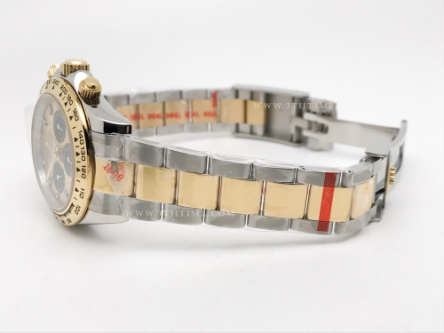 Daytona 116523 YG/SS Gold/Blk/Stk GDF A3836