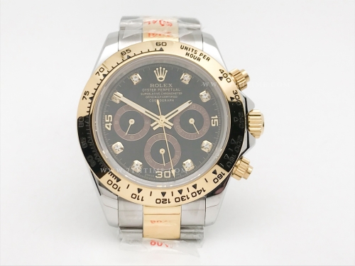 Daytona 116523 YG/SS Blk/Dia GDF A3836