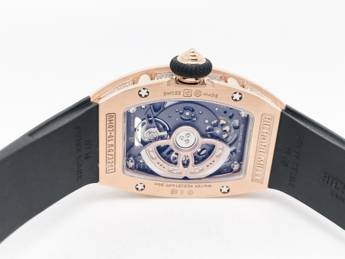 RM07-01 Snow Diam RG/RU Blk/Blk Skele ZF CRMA2