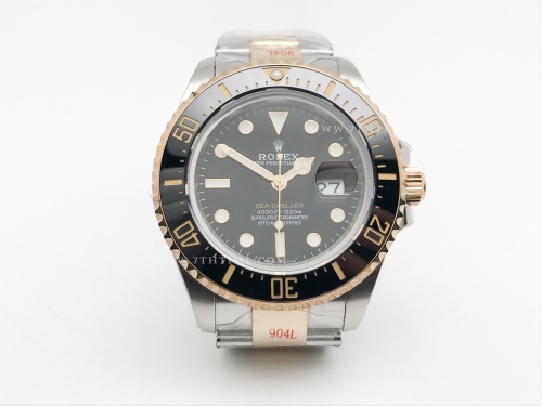 Seadweller 126603 43mm 904L Wrap YG/SS Blk GMF VR3235