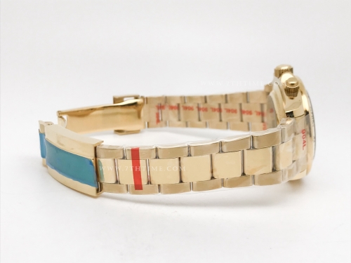 Daytona 126528 DIS YG/YG Blk/Gold/Stk GDF A3836