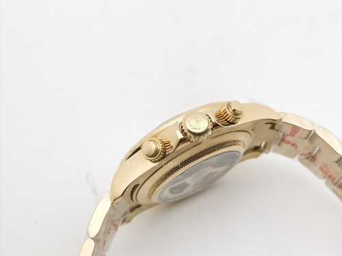 Daytona 126528 DIS YG/YG Blk/Gold/Stk GDF A3836