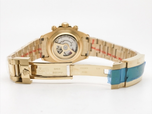 Daytona 126528 DIS YG/YG Blk/Gold/Stk GDF A3836