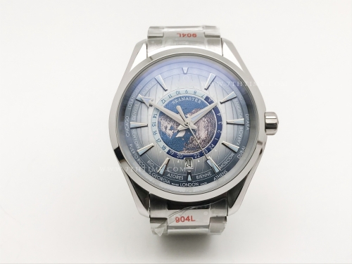 Aqua Terra Worldtimer SS/SS S-Blue A8F A2813