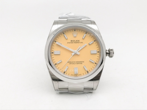 Oyster Pert. 36mm 126000 SS/SS Yellow EWE A3230