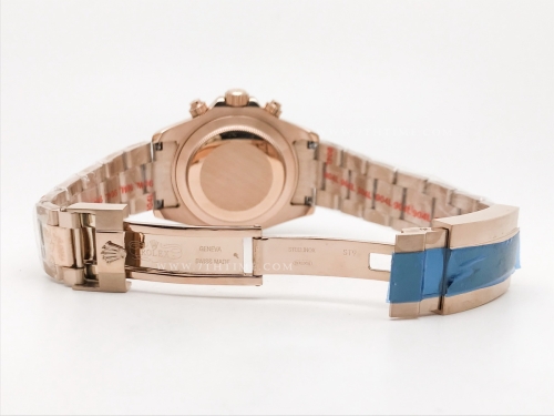 Daytona 116505 RG/RG Blk/Gold/Stk GDF A3836