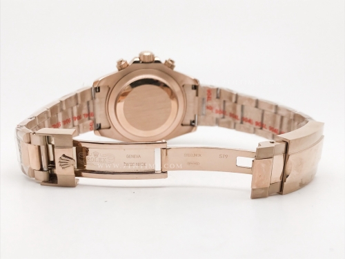 Daytona 116505 RG/RG Gold/Blk/Stk GDF A3836