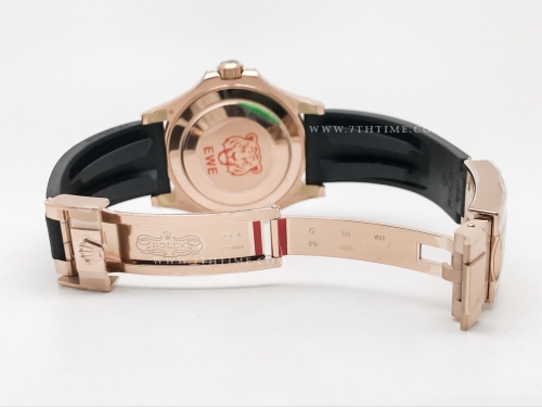 YachtMaster 126655 40mm 316F RG/RU Blk EWE A3235