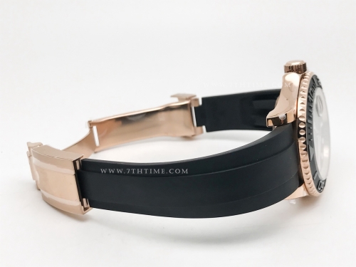 YachtMaster 126655 40mm RG/RU Blk BPF VR3135