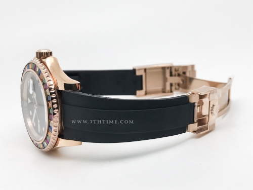 YachtMaster 116655 40mm DIA RG/RU Blk BPF VR3135