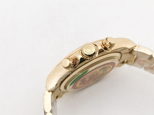 Daytona 126508 YG/YG Grn/Gold/Stk QF V5 QF4131