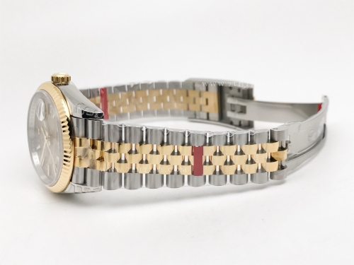 DJ 36mm Jub Flt 904L YG/SS M-Palm/Stk VSF VS3235