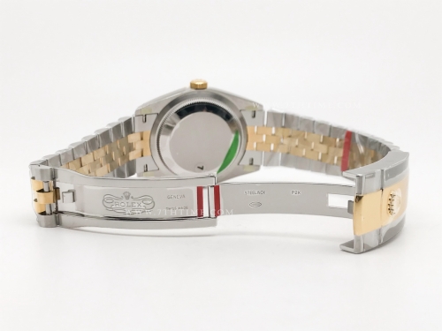 DJ 36mm Jub Flt 904L YG/SS M-Palm/Stk VSF VS3235