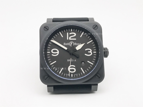 Bell Ross BR03-A 42mm CER/RU Black M+F A2892