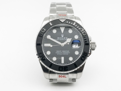 YachtMaster 226627 42mm SS/SS Black GDF MY8215