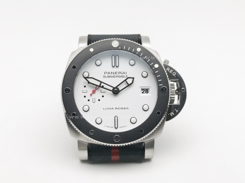 PAM 1579 Submersible Luna Rossa SS/RU White VSF P900