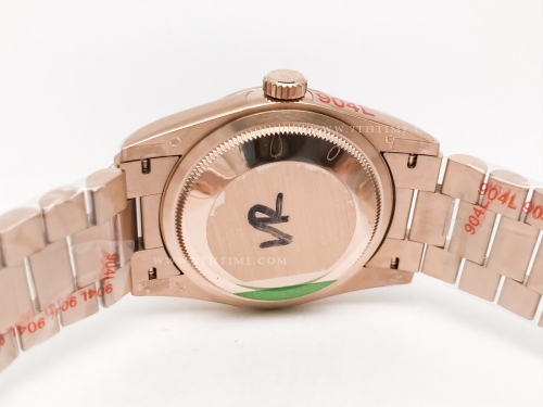 DayDate 36mm 128235 Wt 904L Flt RG/RG RG/Bagu QF VR3255
