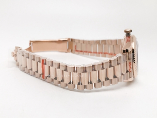 DayDate 36mm 128235 Wt 904L Flt RG/RG RG/Dia QF VR3255