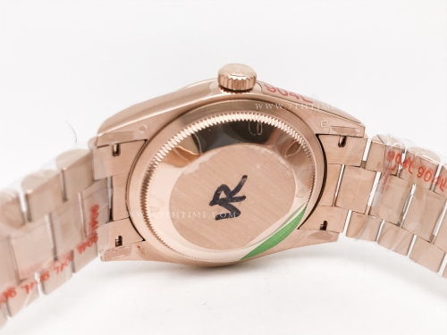 DayDate 36mm 128235 Wt 904L Flt RG/RG RG/Dia QF VR3255