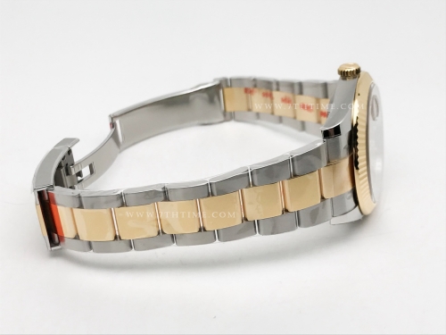 DJ2 41mm Oys Flt 904L YG/SS Gold-P/Stk Clean VR3235