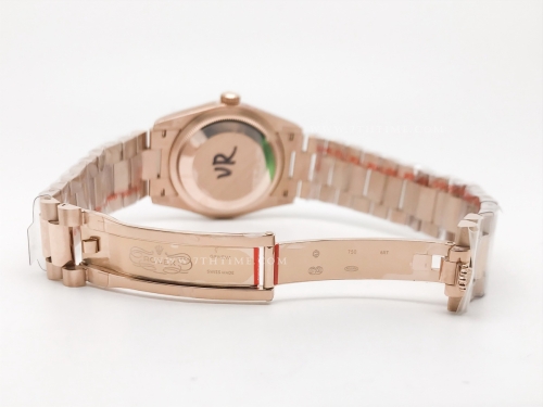 DayDate 36mm Wt 904L Flt RG/RG Grey/Rm QF VR3255