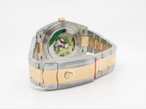 DJ2 41mm Oys Flt 904L YG/SS Gold-P/Stk Clean VR3235