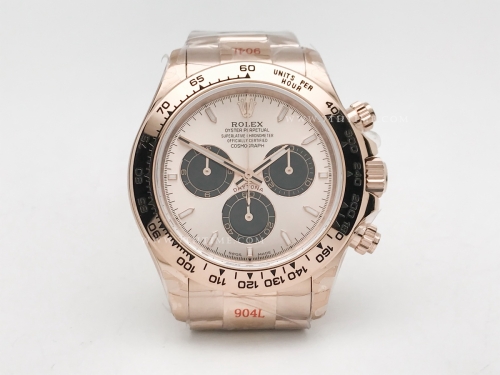 Daytona 126505 RG/RG Gold/Blk/Stk 904L GMF GM4131