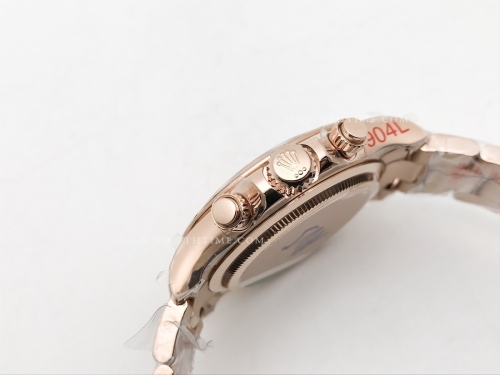 Daytona 126505 RG/RG Blk/Gold/Dia 904L GMF GM4131