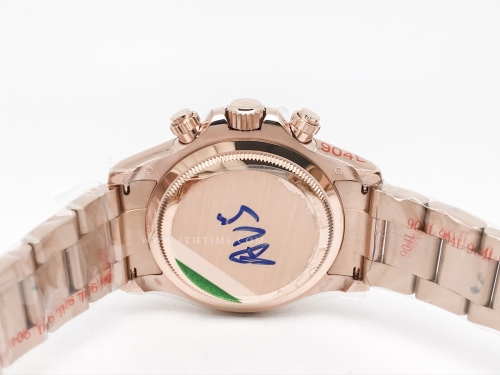 Daytona 126505 RG/RG Blk/Gold/Dia 904L GMF GM4131