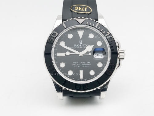 YachtMaster 226659 42mm Wt WG/RU Black KF VR3235