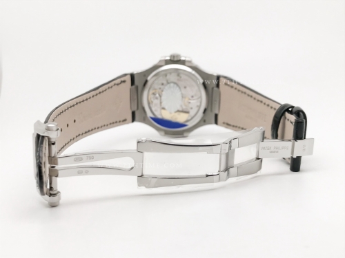 Nautilus Moon Phase 5722 Dia SS/LE Blue PPF A240