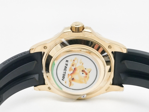 YachtMaster 226658 42mm Wt YG/RU Blk KF VR3235